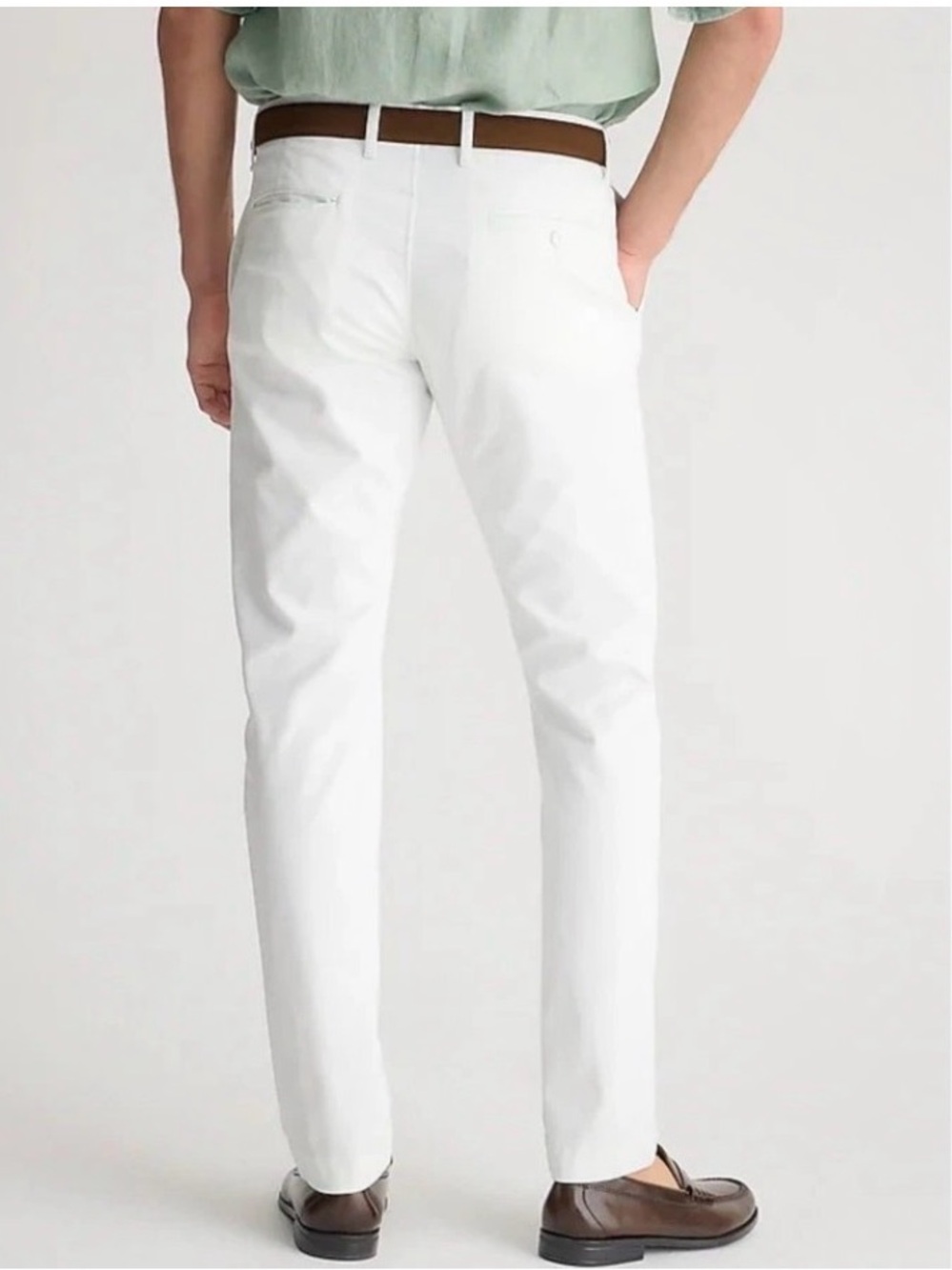J. Crew Slim Straight White Chinos 28x32